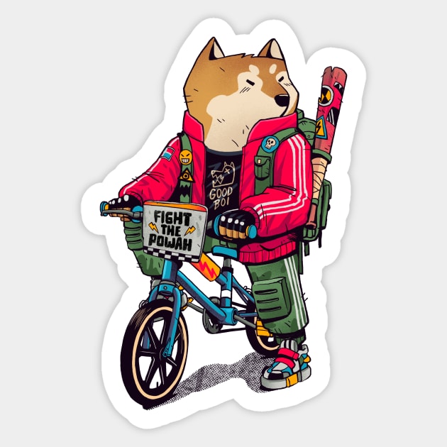 Shiba Inu Style Sticker by K2Gproject